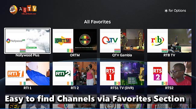 AfrikaSTV New Roku App