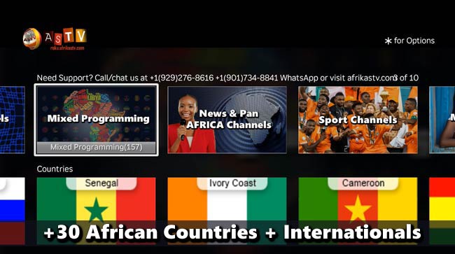 AfrikaSTV New Roku App